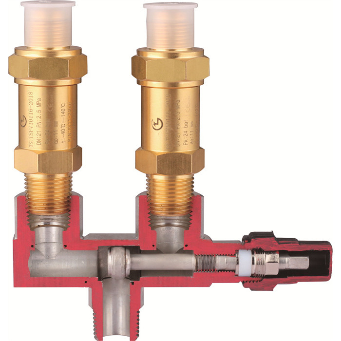 Κύρια βαλβίδα ασφαλείας AC με πίεση -29°C+140°C 0.3~4.5MPa